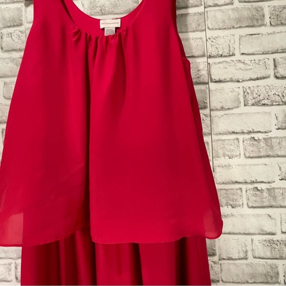 Soft Surroundings Dark Pink Fuchsia Flowy Ankle/Maxi Sleeveless Dress Size 14 - Picture 6 of 12